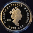Canada: 15 dollars 1992 thumbnail