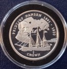 Isle of Man: 1/2 crown 1997 - Fridtjof Nansen 1861 - 1930 thumbnail