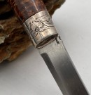 Flott bunadskniv med 925 Sølv Telemark. (nr 1) thumbnail