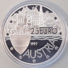 Østerrike: 25 euro 1997 - Der Kuss thumbnail