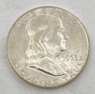 U.S.A: 1/2 Dollar 1963. Benjamin Franklin. thumbnail
