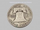 U.S.A: 1/2 Dollar 1952.Benjamin Franklin vendt mot høyre. thumbnail