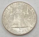 U.S.A: 1/2 Dollar 1963. Benjamin Franklin. thumbnail