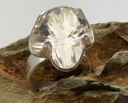 925 sølv ring med sten(45)