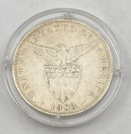 Filippinene: 1 Peso 1903.