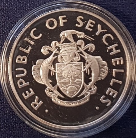 Seychellene: 25 rupier 1995