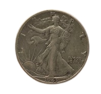 U.S.A: 1/2 Dollar 1943.Walking Liberty.