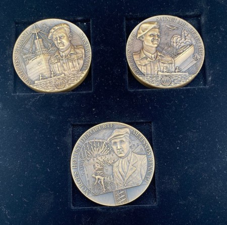 Komplett sett med medaljer Kampen for Frihet 1940-1945