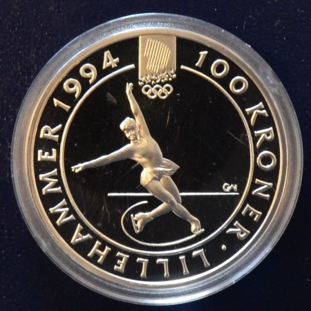 100 kr 1993 - Kunstløp