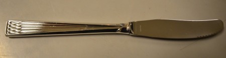 Arvesølv: Stor spisekniv 21,5 cm m/tagger