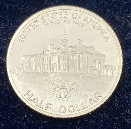 U.S.A: 1/2 Dollar 1982. George Washington 250 år.