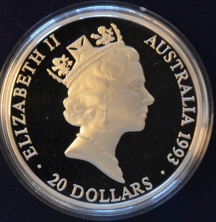 Australia: 20 dollars 1993 - Seierspall