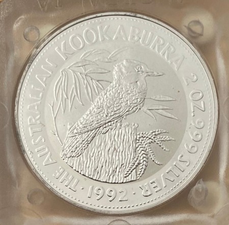 Australia: 2 dollars 1992 Kookaburra