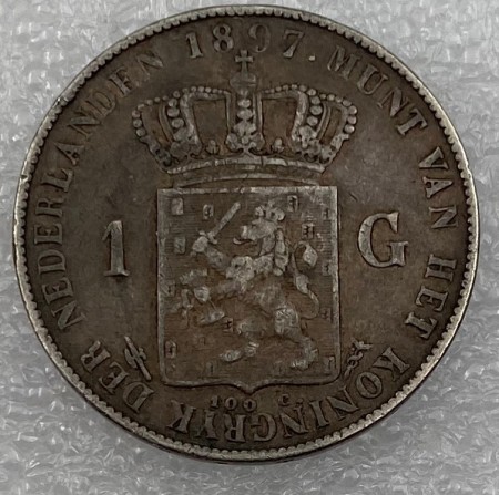 Nederland: 1 Gulden 1897 
