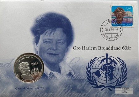 Myntbrev nr. 98. Gro Harlem Brundtland