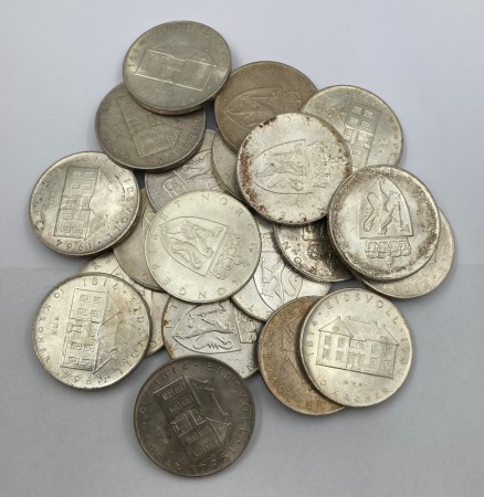 20 x 10 kr 1964 Sølv.