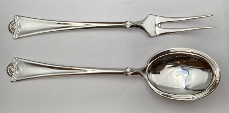 Konval: Anretningssett Skje 22,5 cm og gaffel 22,7 cm