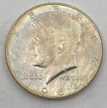 U.S.A: 1/2 Dollar 1964. John F. Kennedy.
