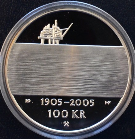100 kr 2004 - Olje
