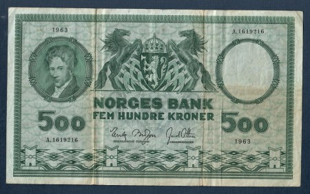 500 kr 1963 A1619216 kv. 1-