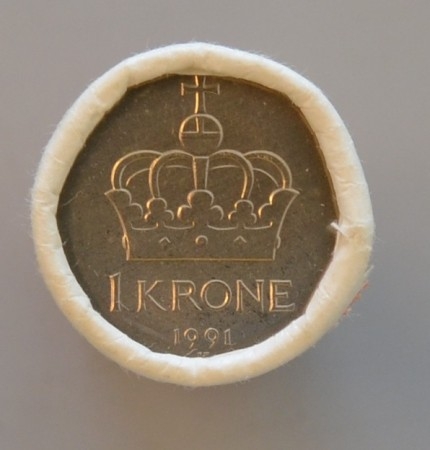 1 kr rull 1991