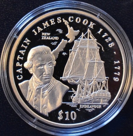 James Cook (1728 - 1779) 10 $