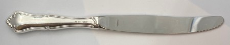 Märtha: 6 x Liten spisekniv med skjæretagger 21 cm.