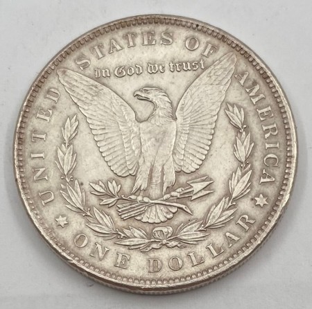 USA:1 dollar 1889 Morgan Dollar.