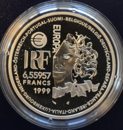 Frankrike: 6,55957 francs 1999 - Art Roman