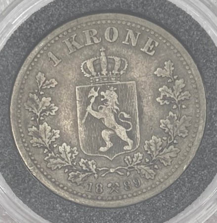 1 kr 1889 kv. -1/1