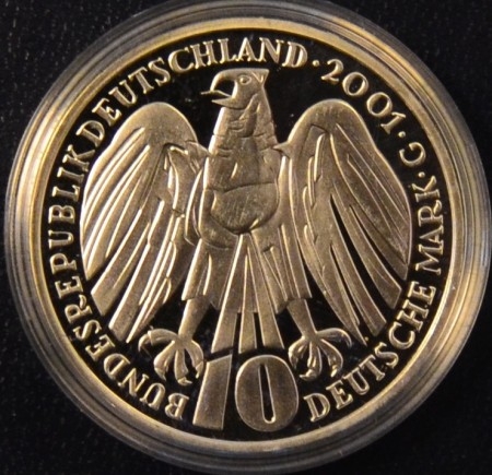 Tyskland: 10 mark 2001.