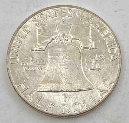 U.S.A: 1/2 Dollar 1963. Benjamin Franklin.
