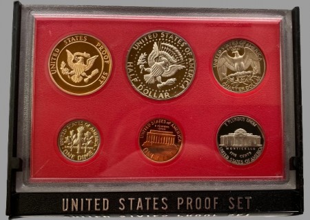 U.S.A. Proof sett 1982 med medalje